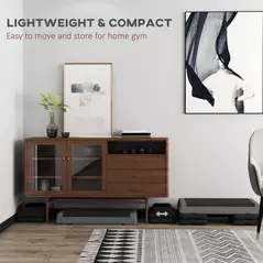 SPORTNOW Adjustable Fitness Stepper, with Non-Slip Surface, for Home, Gym, Office Workout, Grey - 6