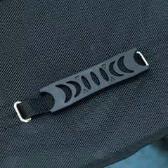 HOMCOM Folding Rollator Walker with 6 Adjustable Handle Height for People with Limited Mobility, Red - 9