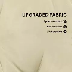 Outsunny Set of Two Φ60cm Outdoor Cushions - Beige - 5