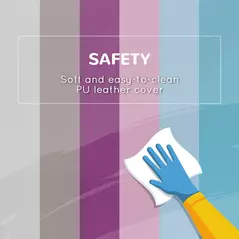 HOMCOM 11-Piece Kids Soft Play Set, Foam Block, Toys for Climbing, Crawling, Blue - 7