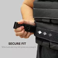 SPORTNOW 15KG Adjustable Weighted Vest, Running Weight Vest, with 30 Metal Weights, Reflective Strips, for Running, Exercise - 5