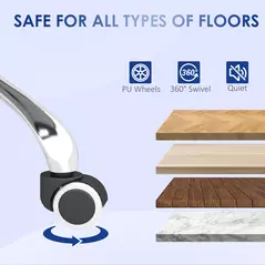 Vinsetto Ergonomic Office Chair, Mesh Desk Chair with Rotatable Headrest, Lumbar Back Support, Armrest, Grey - 8