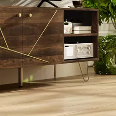 HOMCOM TV Stand Cabinet for up to 60 Inch TV, Modern 130cm TV Unit with Adjustable Shelves and Hairpin Legs, Double Door TV Cabinet for Living Room, Bedroom, Brown - 9