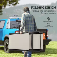 Outsunny Folding Sun Lounger Set of 2, 5-Position Adjustable Reclining Garden Loungers, Garden Chaise Lounge Sunbed Recliner Chairs with Steel Frame for Beach, Porch, Patio, Camping, Khaki - 6