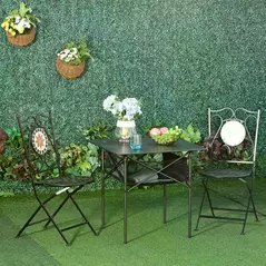 Outsunny Outdoor Folding Camping Table W/ Storage Bag, Portable for Garden Beach Picnic - 4