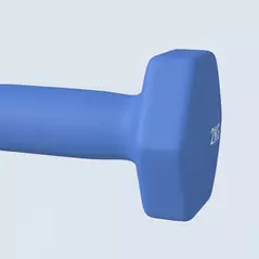 SPORTNOW 2 x 2kg Hexagonal Dumbbells Weights Set with Non-Slip Grip for Home Gym Workout, Blue - 9