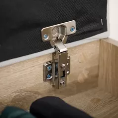 HOMCOM Shoes Cabinet Bench Hidden Storage Padded Seat Organiser Footwear Rack Hallway Oak Tone - 9