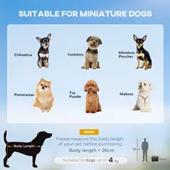 Pawhut Folding Fabric Soft Pet Crate, 46Lx36Wx41H cm - Black - 7