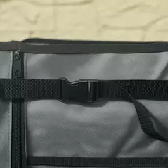 Outsunny Festival Trolley on Wheels, 150L Folding Camping Trolley Cart with Openable Sides, Adjustable Handle and Brakes for Shopping Beach Garden Fishing, Grey - 9