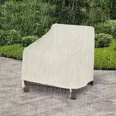 Outsunny 600D Oxford Cloth Furniture Cover Single Chair Garden Patio Outdoor Protector Waterproof 68x87x44-77cm - 7