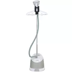 HOMCOM 1800W Standing Clothes Steamer, with Accessories - Grey - 1