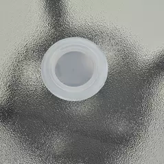 Outsunny 80 cm Round Garden Dining Table with Parasol Hole for 4, Outdoor Coffee Bistro End Side Table with Tempered Glass Top and Steel Frame for Patio, Porch, Black - 7