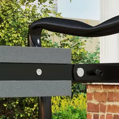 Outsunny 2 In 1 Garden Kneeler Seat Kneeling Pad Support Bench Foldable Knee Protector, Grey - 9