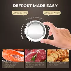 HOMCOM 23L 800W Microwave Oven, Digital Solo Microwave with 5 Power Levels, Automatic Defrost, 8 Auto Cook Menus, 60 Minutes Timer, Clock, Easy Clean, Small Black Microwave - 6