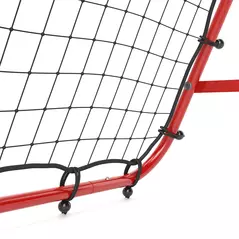 HOMCOM Double Sided Football Rebounder Net, Football Rebound Goal with Five Adjustable Angles, Red - 9