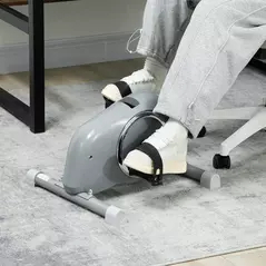 SPORTNOW Pedal Exerciser with Eight Level Magnetic Resistance, with Eight-Level Magnetic Resistance, Grey - 2