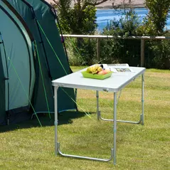 Outsunny Portable Aluminum Foldable Table - 2