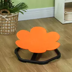 AIYAPLAY Sensory Spinning Chair for Kids, for Coordination, Balance, Orange - 9