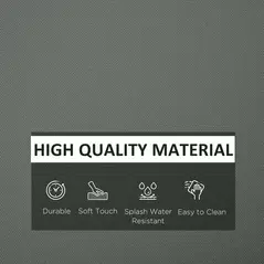 Outsunny Cushion Cover Replacement Garden Rattan Patio Furniture Seat Cover - 5