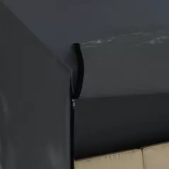 Outsunny 220 x 125cm Three-Seater Swing Chair Protective Cover - Black - 8