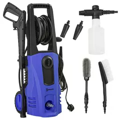 DURHAND 1800W High Pressure Washer, 150 Bar Pressure, 510 L/h Flow, High-Performance Portable Power Jet Wash Cleaner Blue - 1