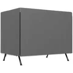 Outsunny Patio 3 Seater Swing Chair Bench Cover Outdoor Garden Furniture Rain Protection Cover Protector Waterproof Anti-UV, 215L x 155W x 150Hcm, Dark Grey - 1