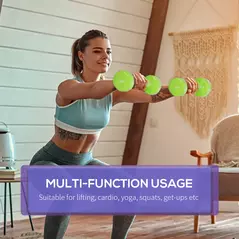 HOMCOM 6Kg Dumbbell Set, Fitness Weight Set for Men and Women, Home Gym Workout - 4