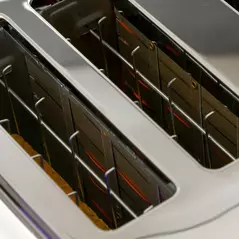 HOMCOM Four-Slice Honeycomb Toaster - White - 9