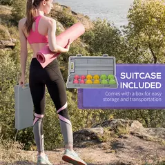 HOMCOM 6Kg Dumbbell Set, Fitness Weight Set for Men and Women, Home Gym Workout - 6