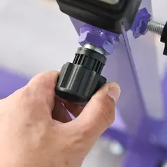 HOMCOM Steel Frame Adjustable Horizonal Gymnastics Bar For Kids Home Gym Training Purple - 8