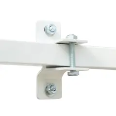 Outsunny 4x2.5m Manual Awning Window Door Sun Weather Shade w/ Handle Beige - 8