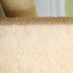 PawHut Pet Stairs 3-step Pet Ladder Cat dog Stairs Climb Ladder Cat Tree, Beige - 8