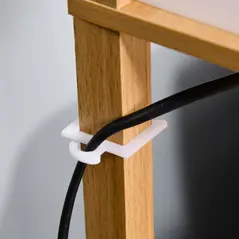 HOMCOM 3-Tier Floor Lamp, Floor Light with Storage Shelf, Reading Standing Lamp with Acrylic Shade for Living Room, Bedroom, Kitchen, Dining Room, Office, Dorm, 160cm, Natural - 7