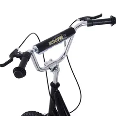 HOMCOM Stunt Scooter, Kids Scooter with 16" Big Wheels, Adjustable Height, Dual Brakes, for Ages 5+ Years, Black - 8