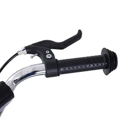 HOMCOM Kids Scooter, Teen Kick Scooter with Rubber Wheels, 16" Front Wheel, Height Adjustable Handlebar, Dual Brakes, Kick Stand, for 5+ Years, Black - 8