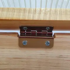 Outsunny Wooden Cold Frame Greenhouse Garden Polycarbonate Grow House  with Independent Openable Top Covers for Flowers, Vegetables, Plants, 100 x 50 x 36 cm, Natural - 7