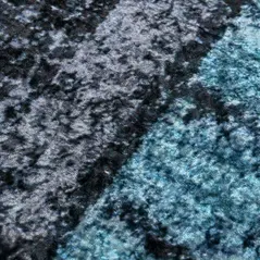 HOMCOM Blue Geometric Rug, Modern Area Rugs Large Carpet for Living Room, Bedroom, Dining Room, 160x230 cm - 8