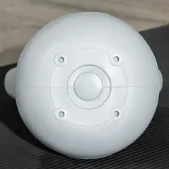 SPORTNOW Kettlebell, 8kg Kettle Bells with Handle for Home Gym Weight Lifting and Strength Training, Orange and Grey - 7