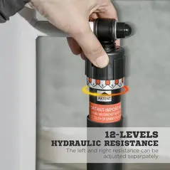 SPORTNOW Stepper Machine for Home, Foldable Stair Stepper with 12-Level Hydraulic Resistance, Stair Climber with LCD Monitor, Heart Rate Sensor and Drink Holder, White and Black - 3