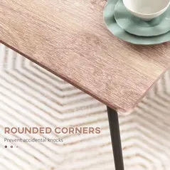 HOMCOM 5 Piece Dining Table and Chairs Set, Dining Room Sets, Steel Frame Space Saving Table and 4 Chairs for Compact Kitchens, Black - 5