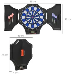 SPORTNOW Electronic Dartboard Set, with 31 Games, for Eight Players - 2