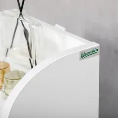 kleankin Multi-Storage Narrow Bathroom Cabinet - White - 6