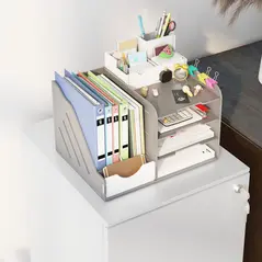 Vinsetto 2-Drawer Vertical Filing Cabinet with Lock and 5 Wheels, Steel Mobile File Cabinet, for A4, Legal and Letter Size, Pre-Assembled Body, White - 8