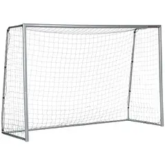 SPORTNOW 10ft x 6.5ft Football Goal, Football Net for Garden with Ground Stakes, Quick and Simple Set Up - 1