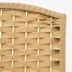 HOMCOM 6 Panel Folding Room Divider, Freestanding Privacy Screen for Living Room, Bedroom and Office, 240 x 170cm, Natural - 7