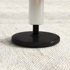 HOMCOM Adjustable Height, Foldable Kids Gymnastics Bar w/ Non-slip Rubber Floor Rings, for 3+ Years, Purple - 8