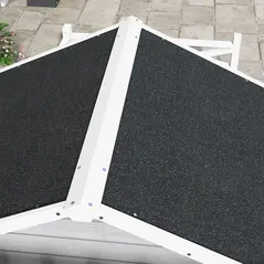 PawHut Small/Medium Dog House with Porch, Grey - 8