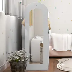 AIYAPLAY Kids Clothes Rail with Storage Shelf, Boxes, Mirror for Bedroom, Nursery, White - 8