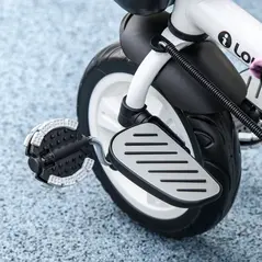 HOMCOM Metal Frame 6 in 1 Baby Push Tricycle with Parent Handle for 1-5 Years Old, Pink - 8