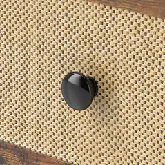 HOMCOM Industrial-Natural Bedside Table - Brown - 7